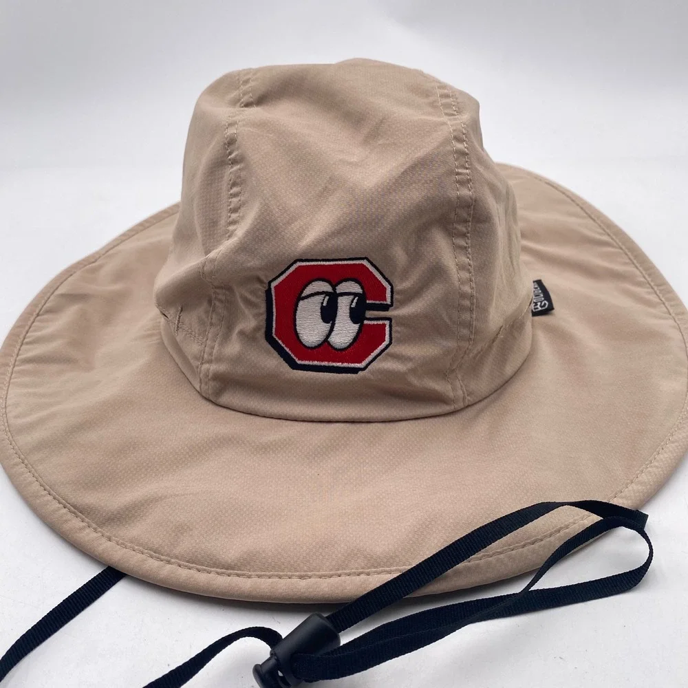 CHATTANOOGA LOOKOUTS MiLB Boonie Hat Mens OSFM Tan Sun Protection REDS MINOR LEA